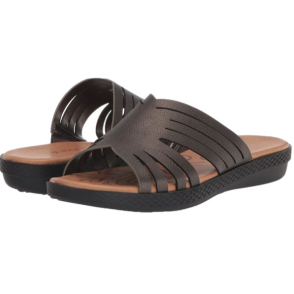 EASY Street Women's Audra Wedge Sandal, Pewter, 6 NWT - Picture 1 of 9